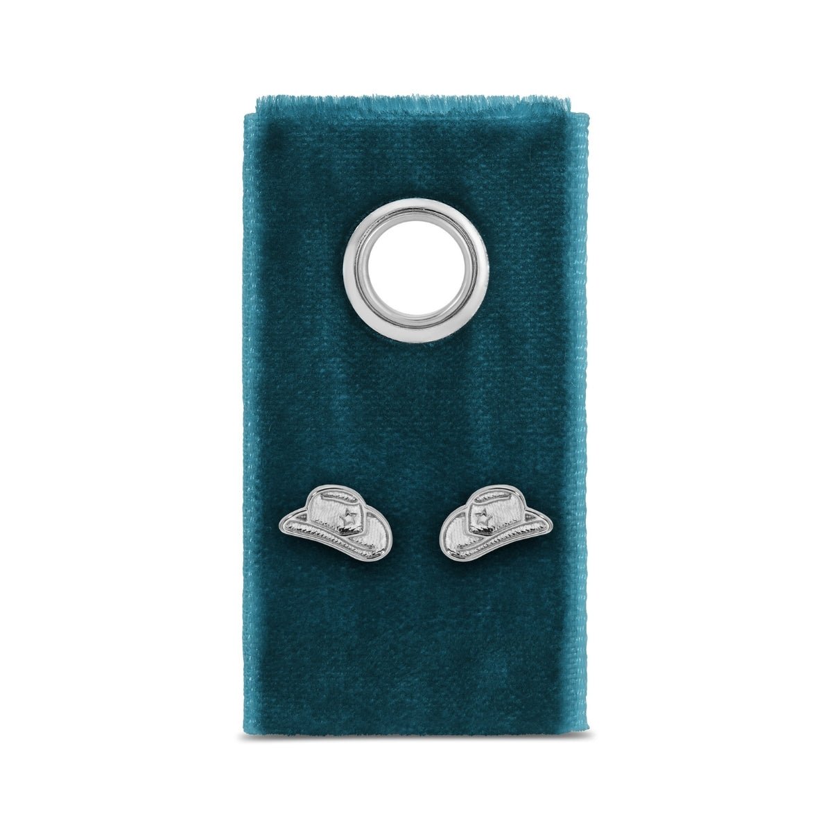 Cowgirl Hat Studs on Velvet Tag - Splendid Iris