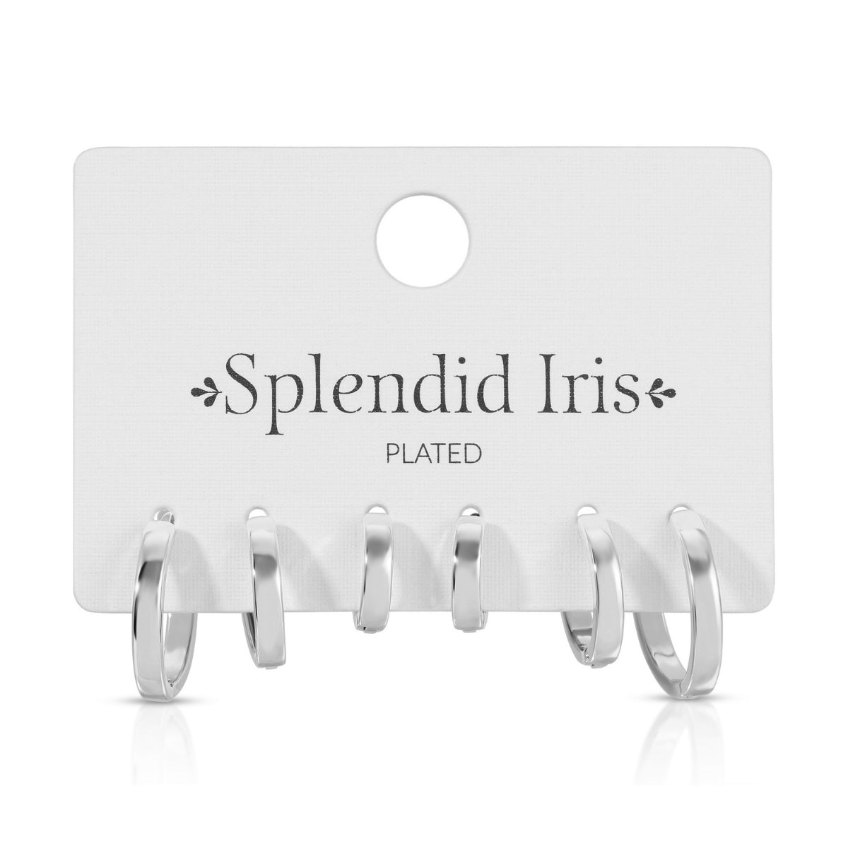 Set of 3 Huggies: Flat Basic Style - Splendid Iris
