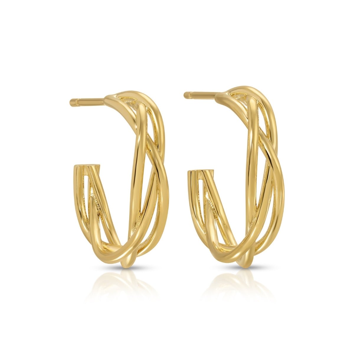 Braided Hoops - Splendid Iris