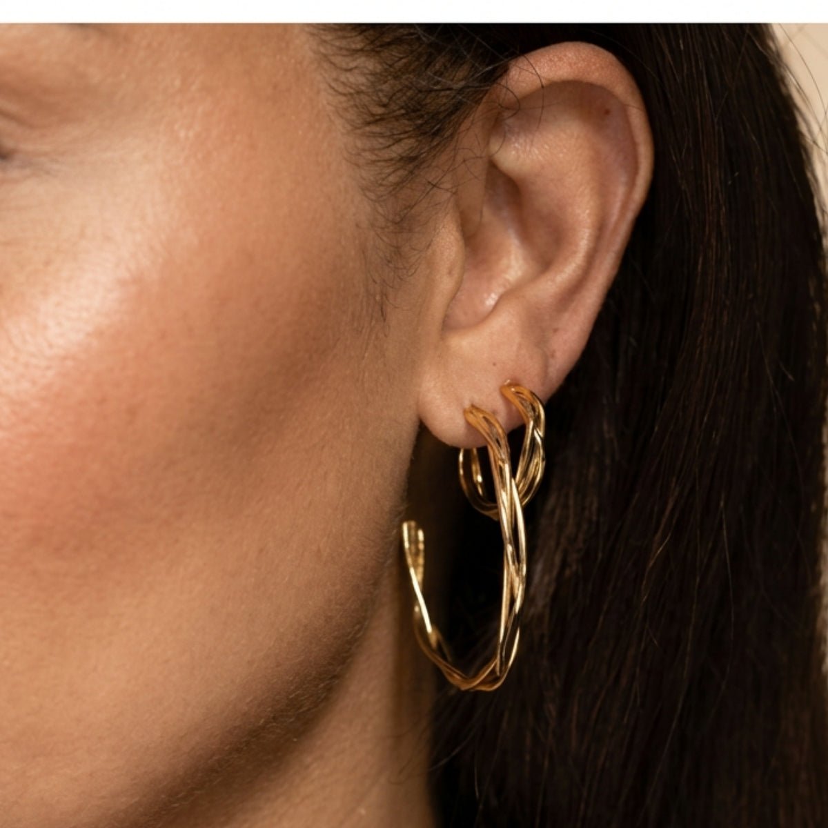 Braided Hoops - Splendid Iris