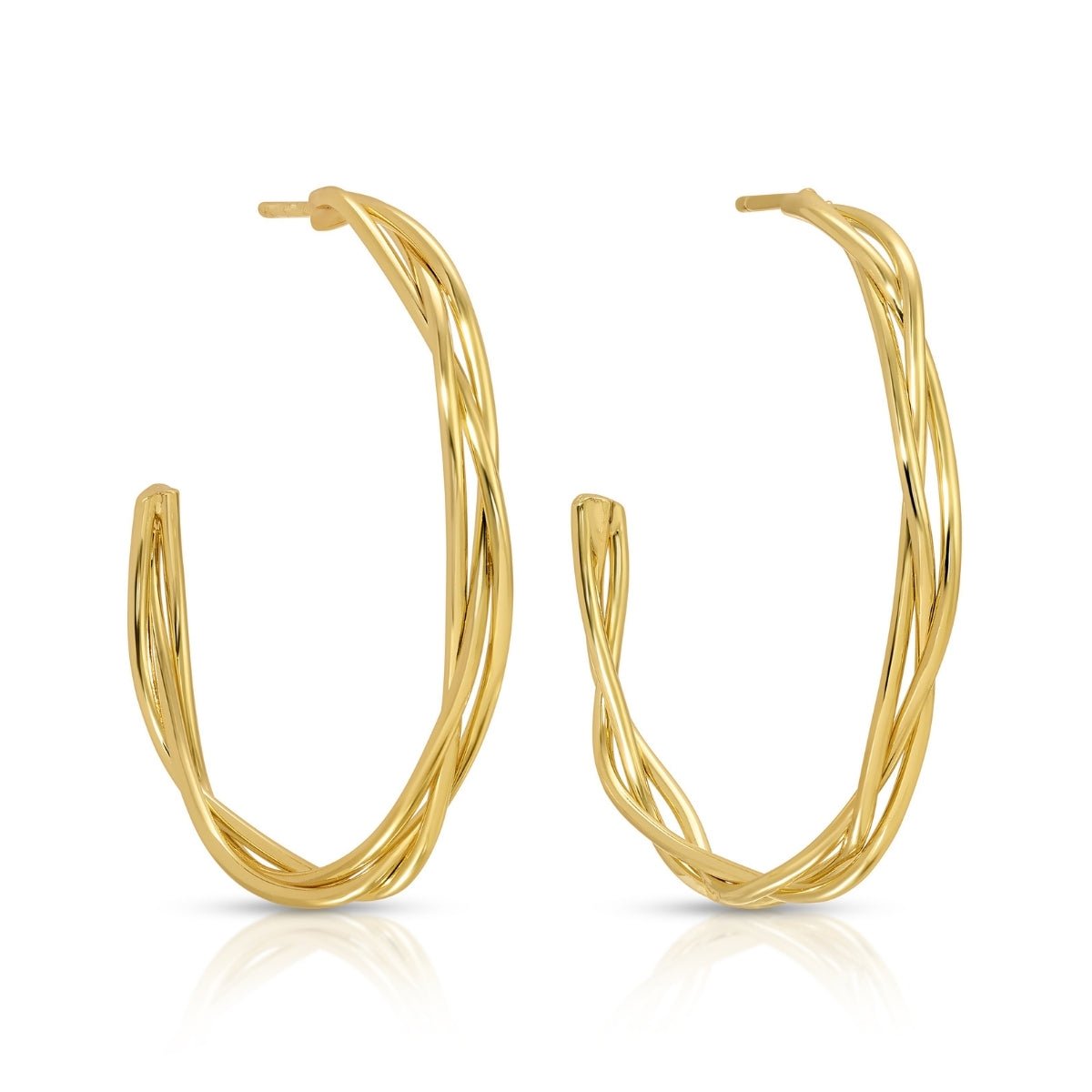 Braided Hoops - Splendid Iris