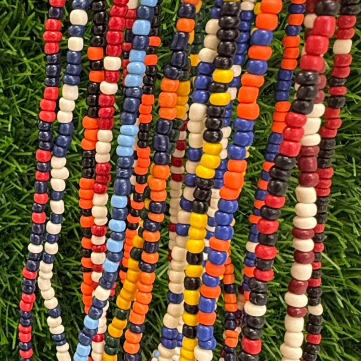 Beaded Game Day Neckalace - Splendid Iris