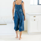 Lyocell Adjustable Romper with Side Pockets - Splendid Iris