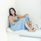 Lyocell Adjustable Romper with Side Pockets - Splendid Iris