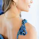 Lyocell Adjustable Romper with Side Pockets - Splendid Iris