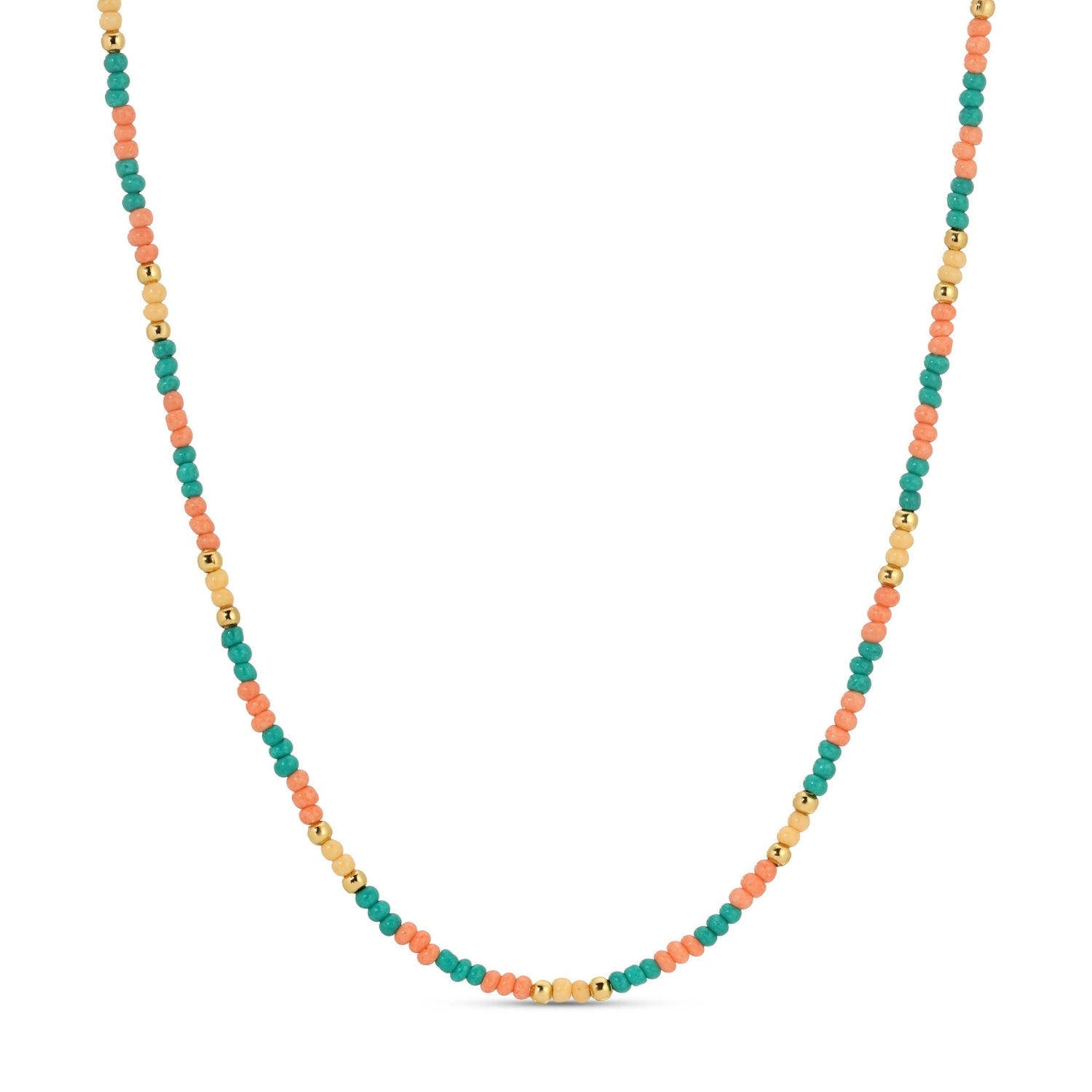 Set/2 Assorted Seed Bead Necklaces - Splendid Iris