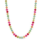 Vibrant Stone Statement Necklace - Splendid Iris