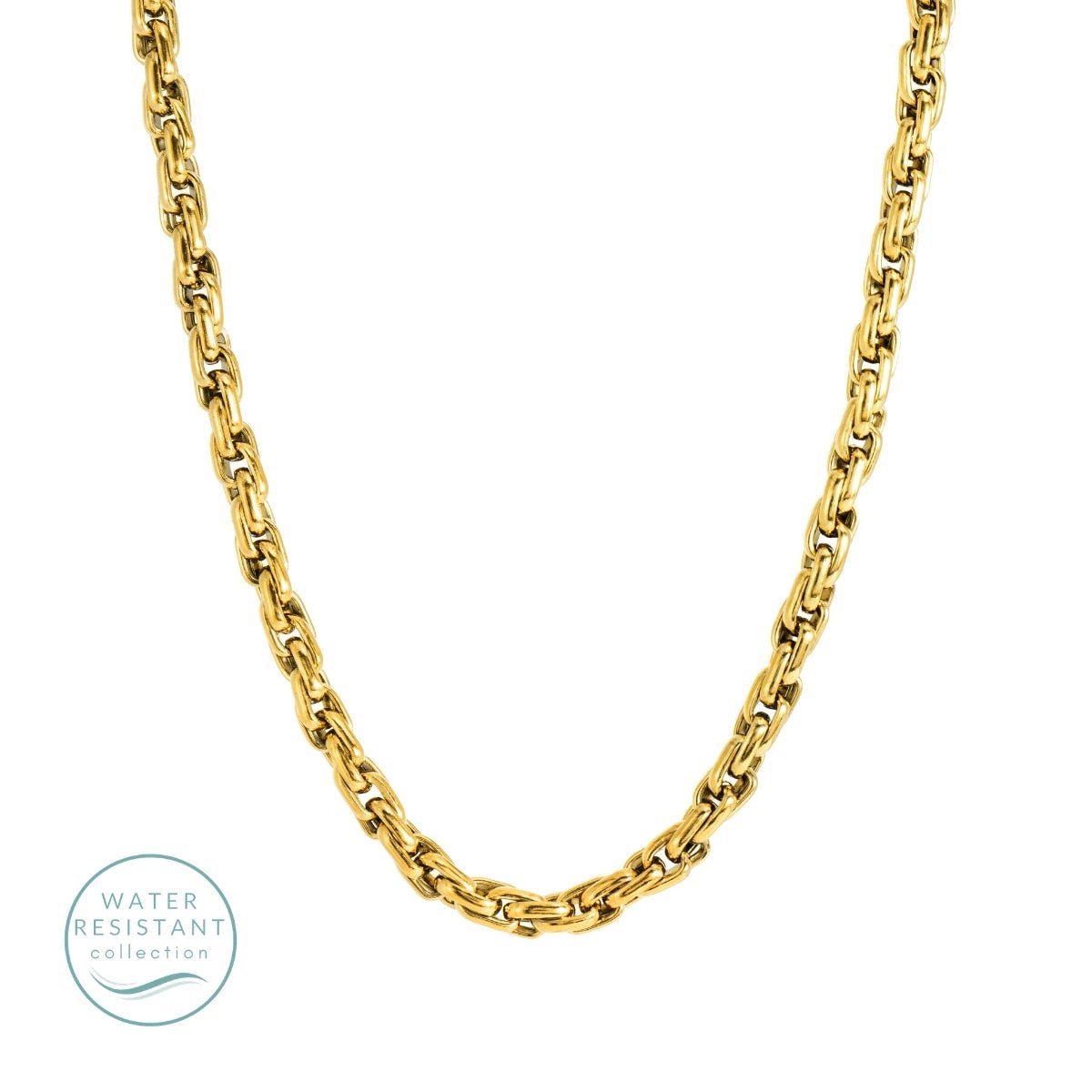 Statement Chain Necklace, Water-Resistant - Splendid Iris