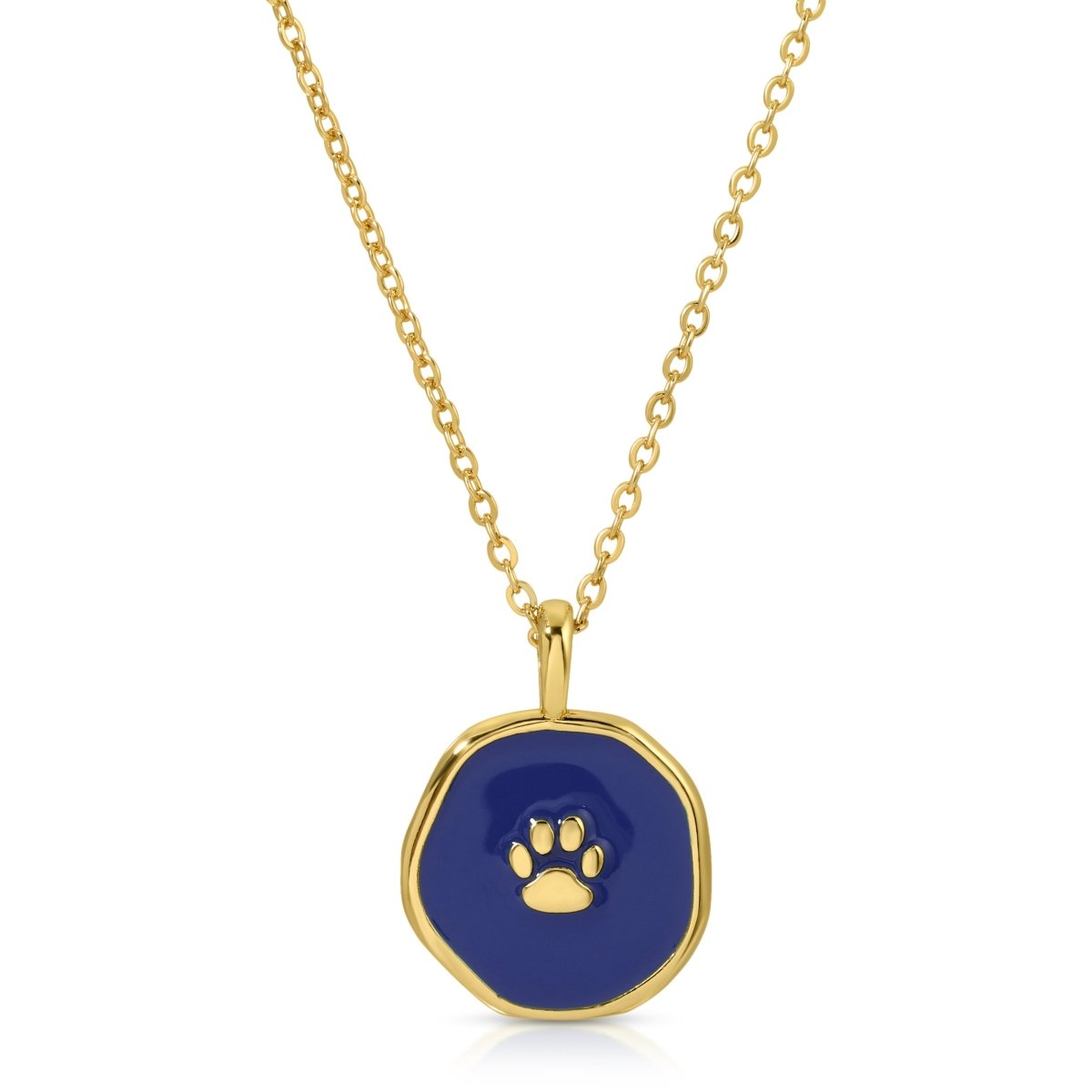 Paw Print Necklace - Splendid Iris