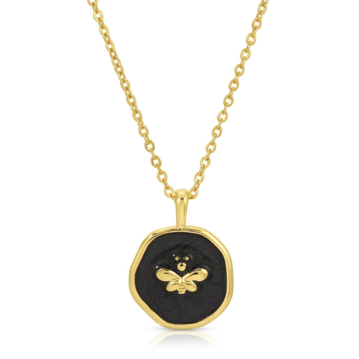 Bee Pendant Necklace - Splendid Iris