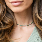 Stone Accented Miyuki Delica Necklaces - Splendid Iris