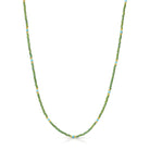 Stone Accented Miyuki Delica Necklaces - Splendid Iris