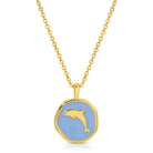 Dolphin Pendant Necklace - Splendid Iris