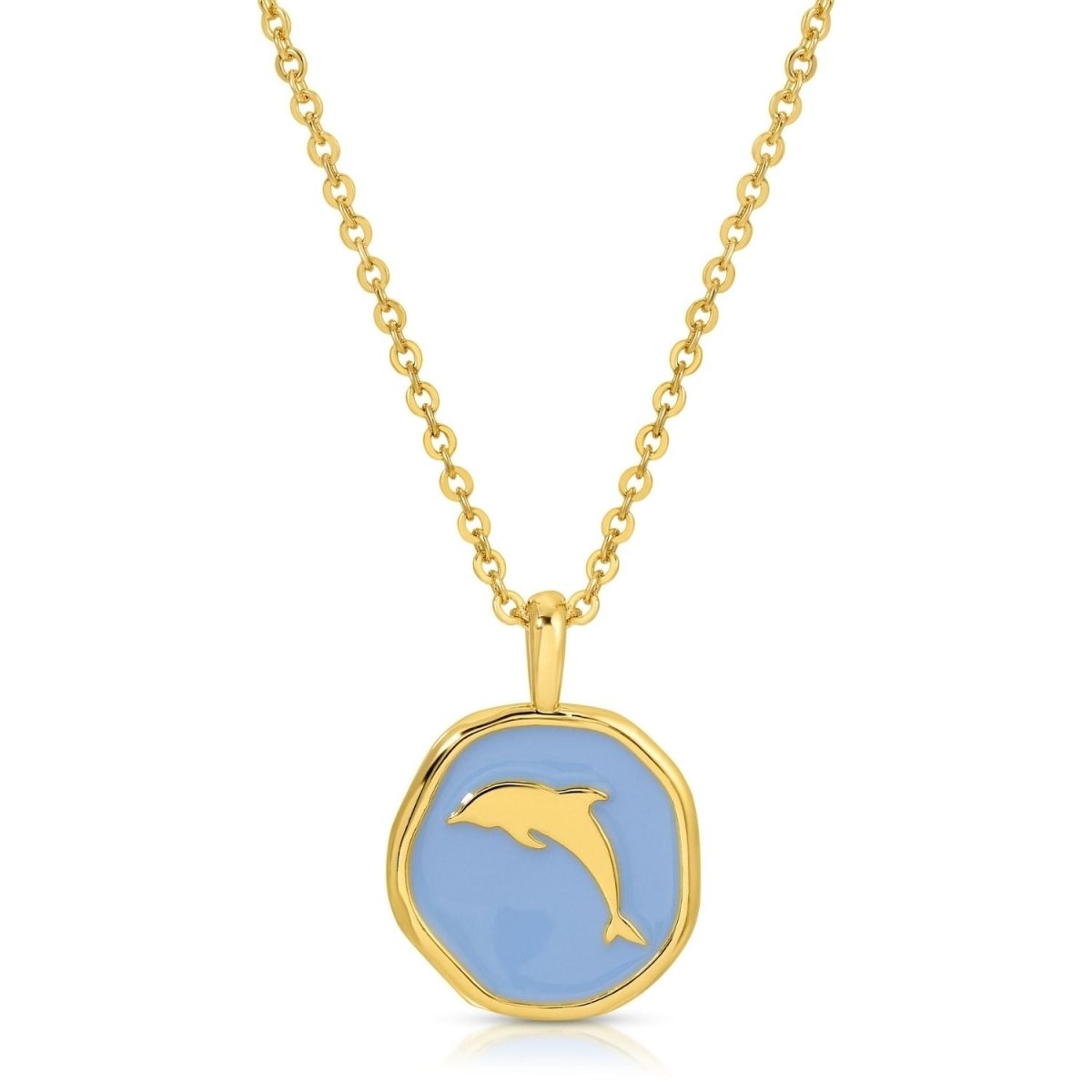 Dolphin Pendant Necklace - Splendid Iris