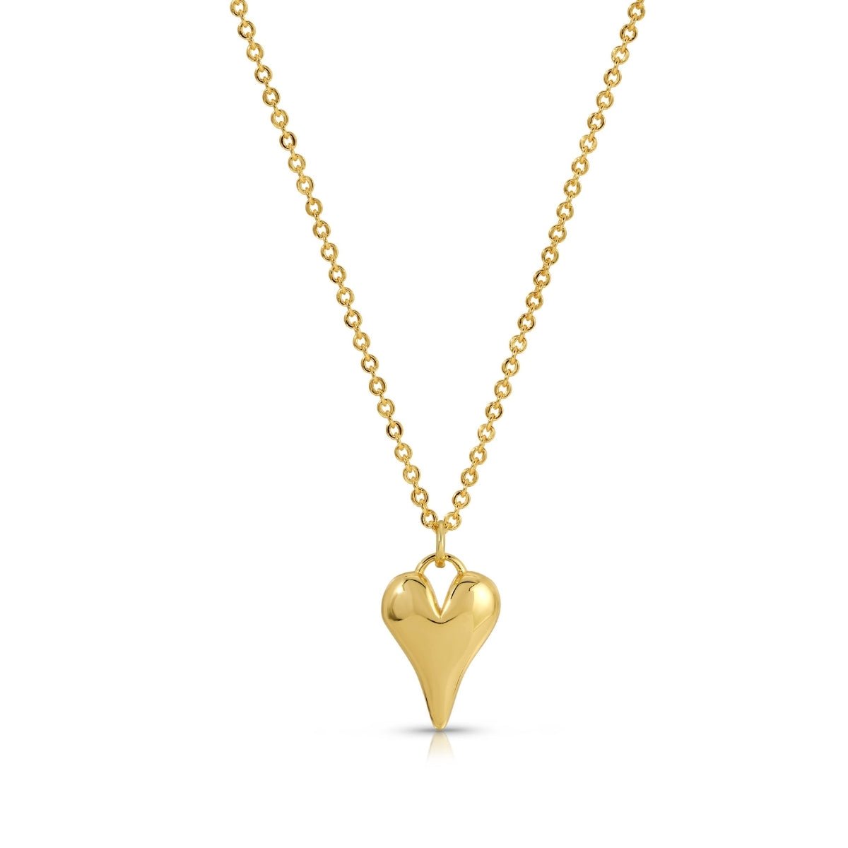 Small Bubble Heart Necklace - Splendid Iris