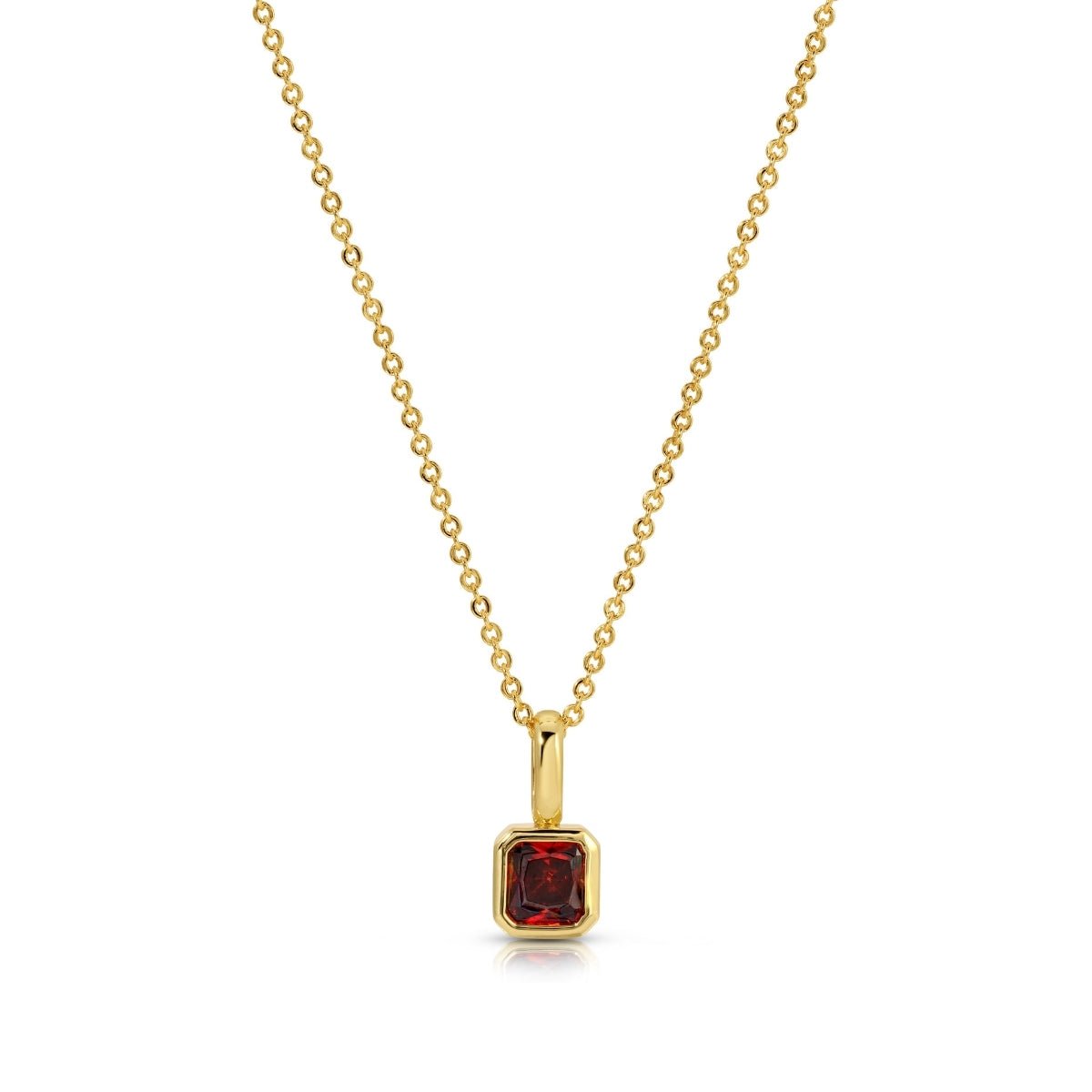 Birthstone Solitaire Necklace - Splendid Iris