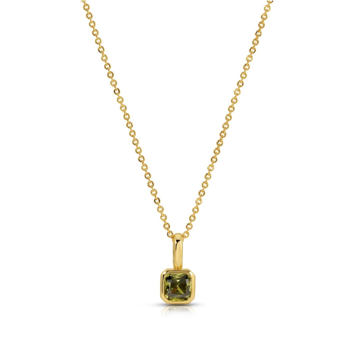 Birthstone Solitaire Necklace - Splendid Iris