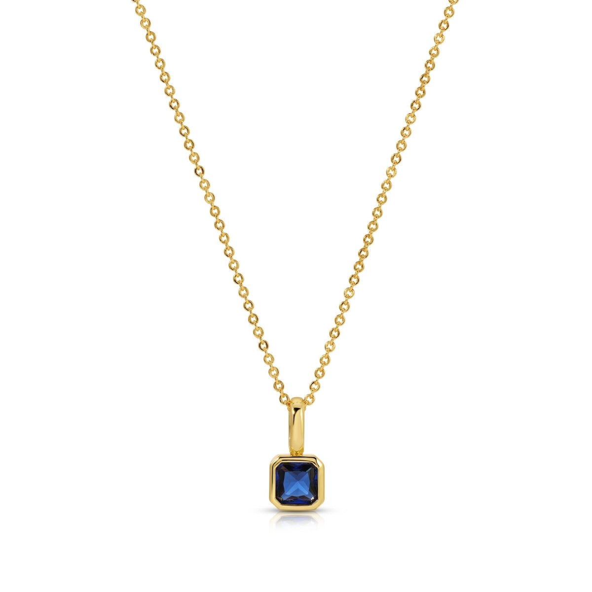 Birthstone Solitaire Necklace - Splendid Iris