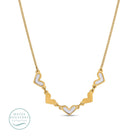 Multi Heart Water Resistant Necklace - Splendid Iris