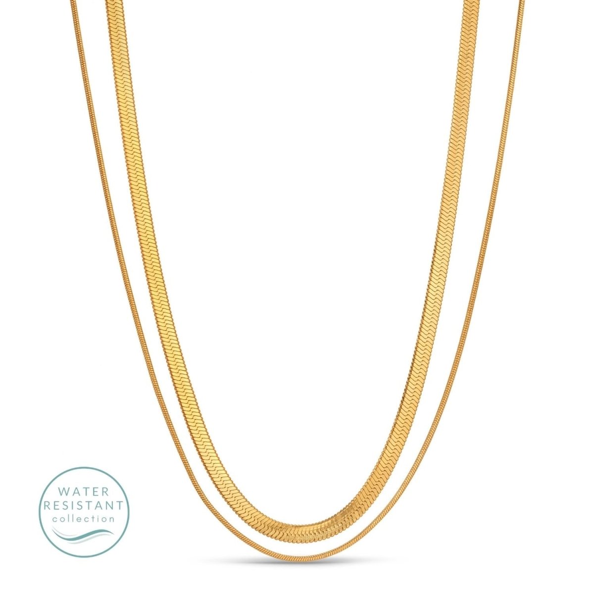 Double Layer Water Resistant Necklace - Splendid Iris