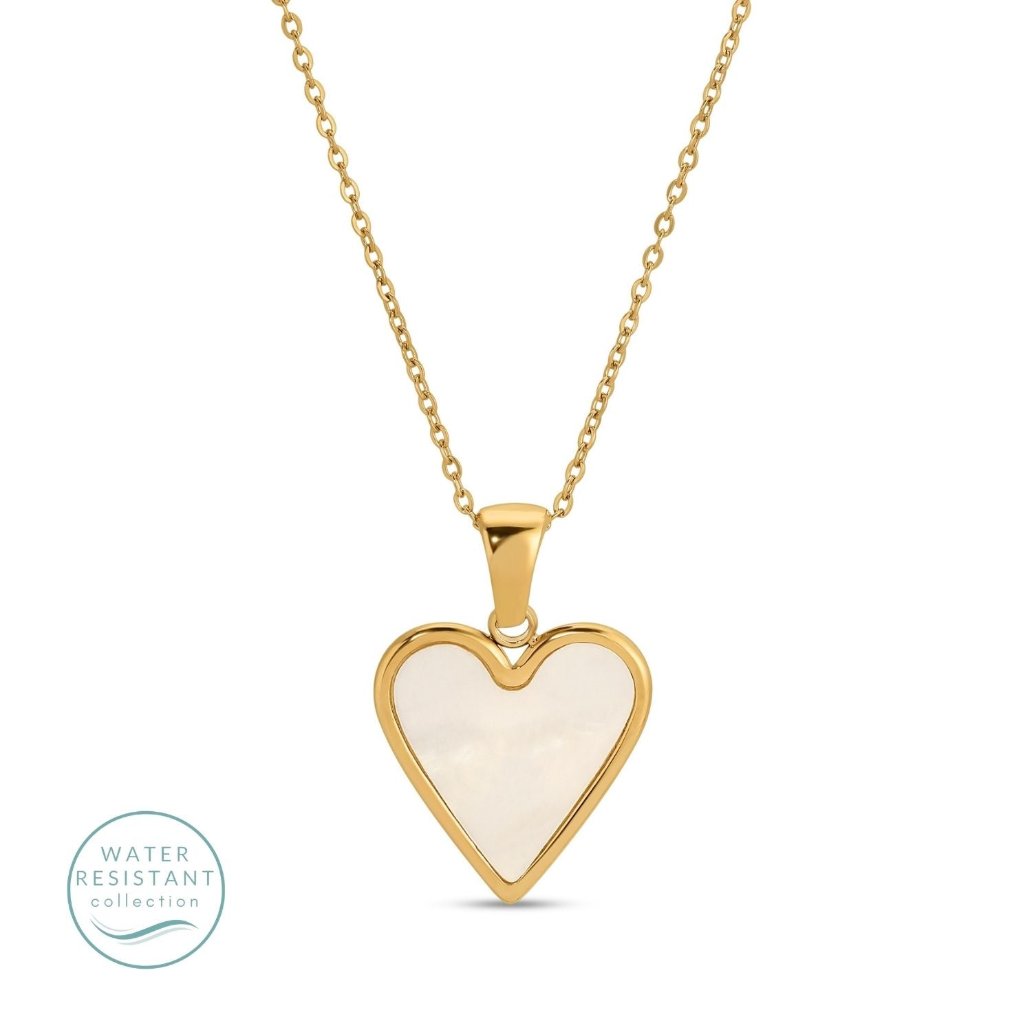 Shell Pendant Necklace - Water Resistant - Splendid Iris