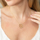 Glitzy Volleyball Necklace - Splendid Iris