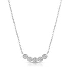 Faux Multi Diamond Necklace - Splendid Iris