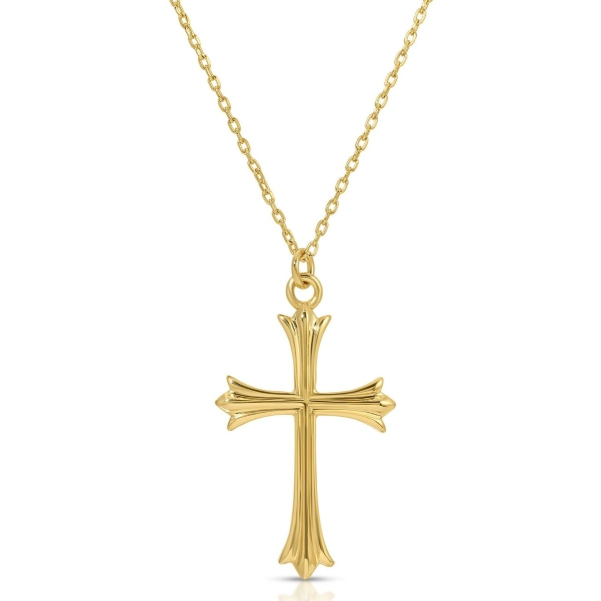 Cross Necklace - Splendid Iris