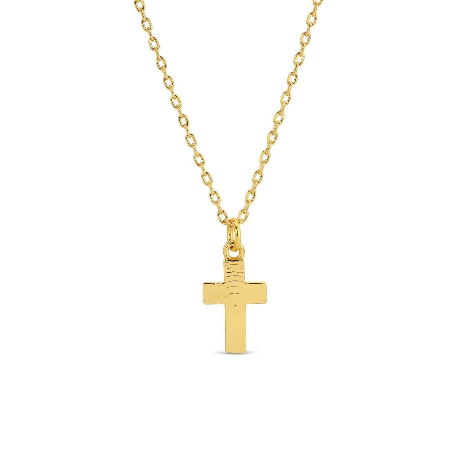 BFF Necklaces - Pair of Cross Necklaces - Splendid Iris