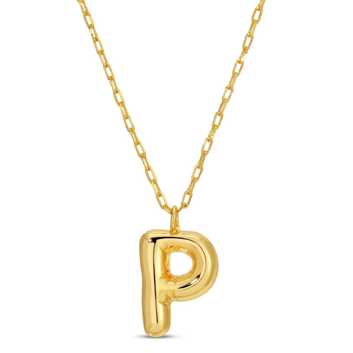 Large Balloon Initial Pendant - Splendid Iris