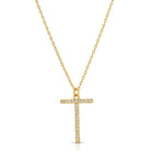 Large Pave Initial Pendants - Splendid Iris