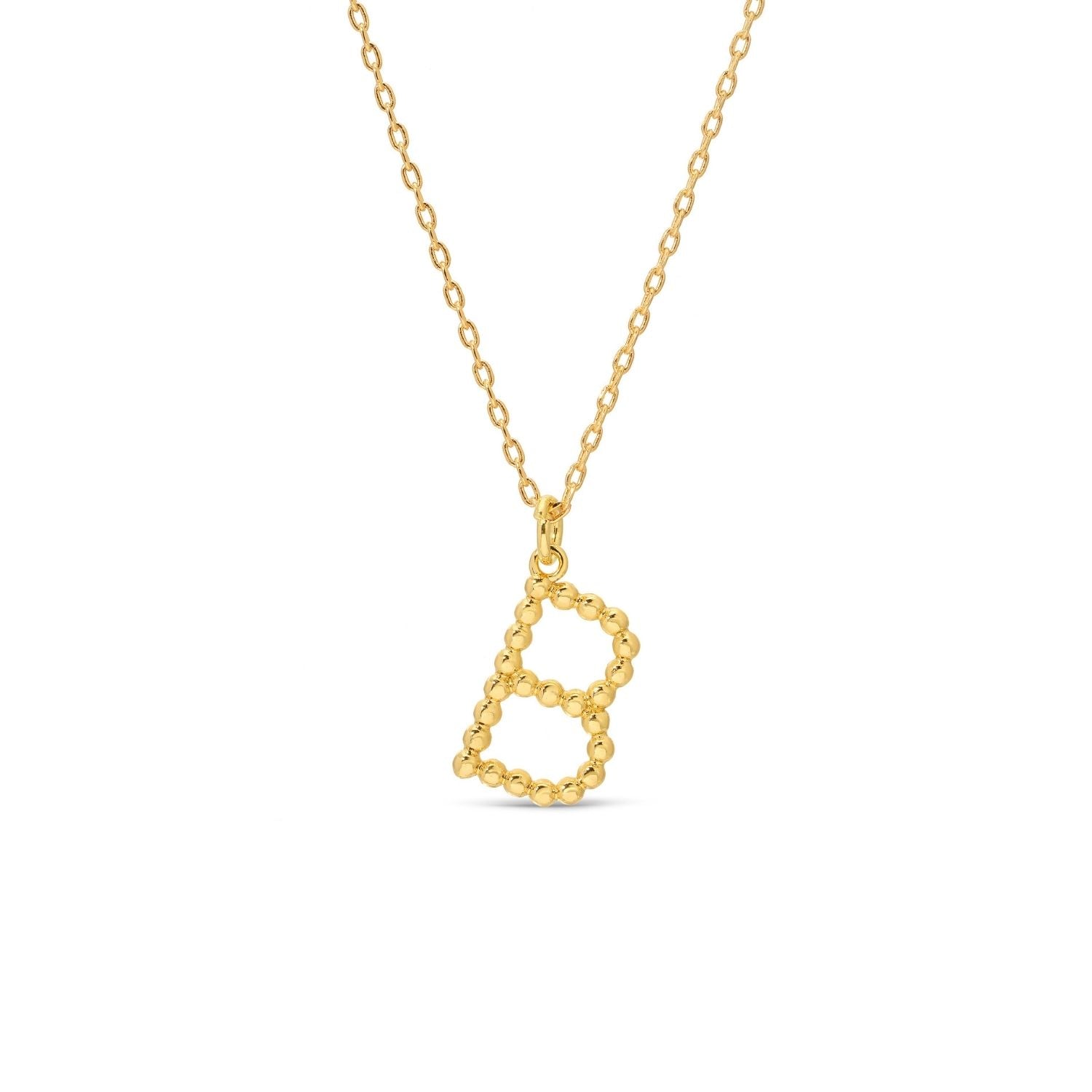 Delicate Initial Pendants - Splendid Iris