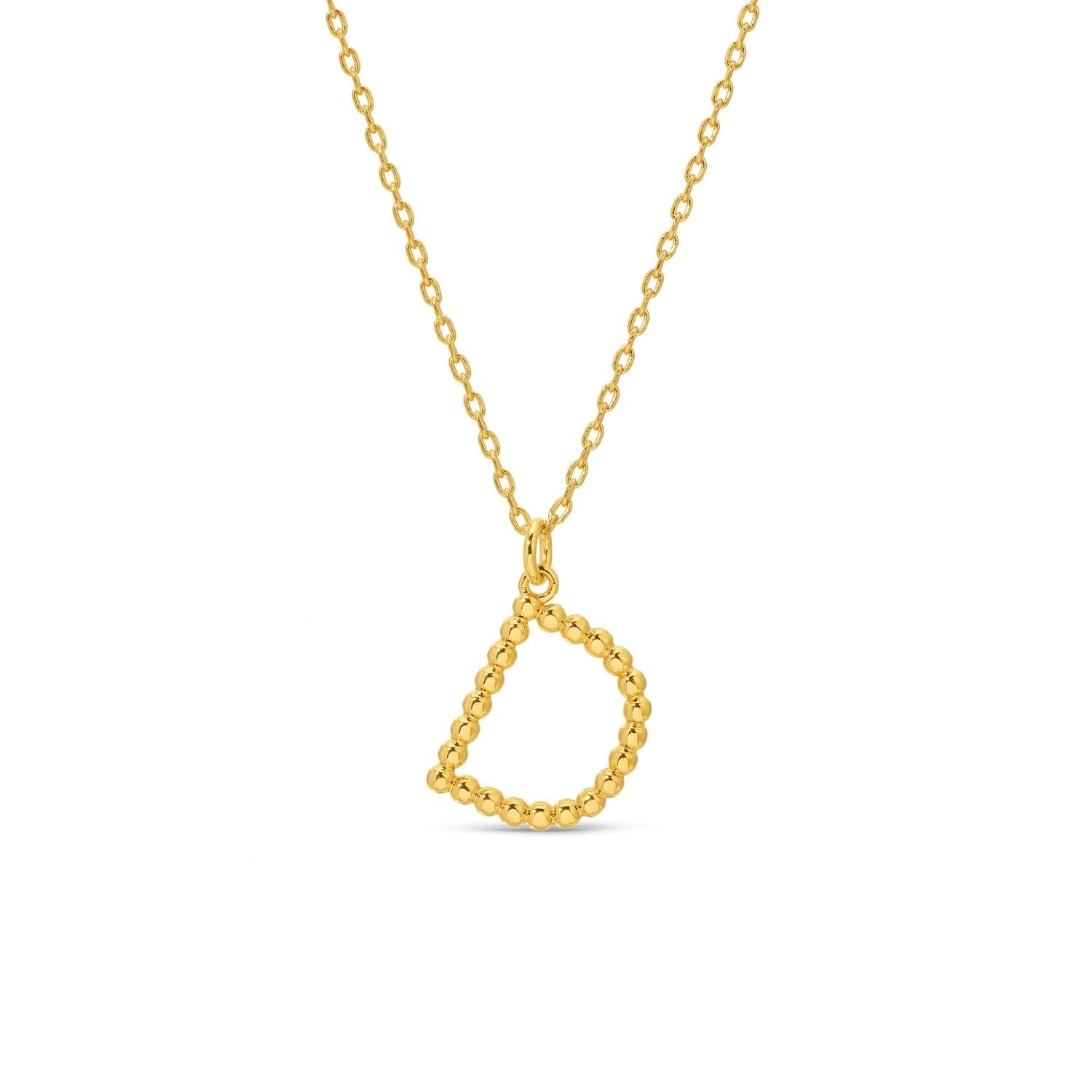 Delicate Initial Pendants - Splendid Iris