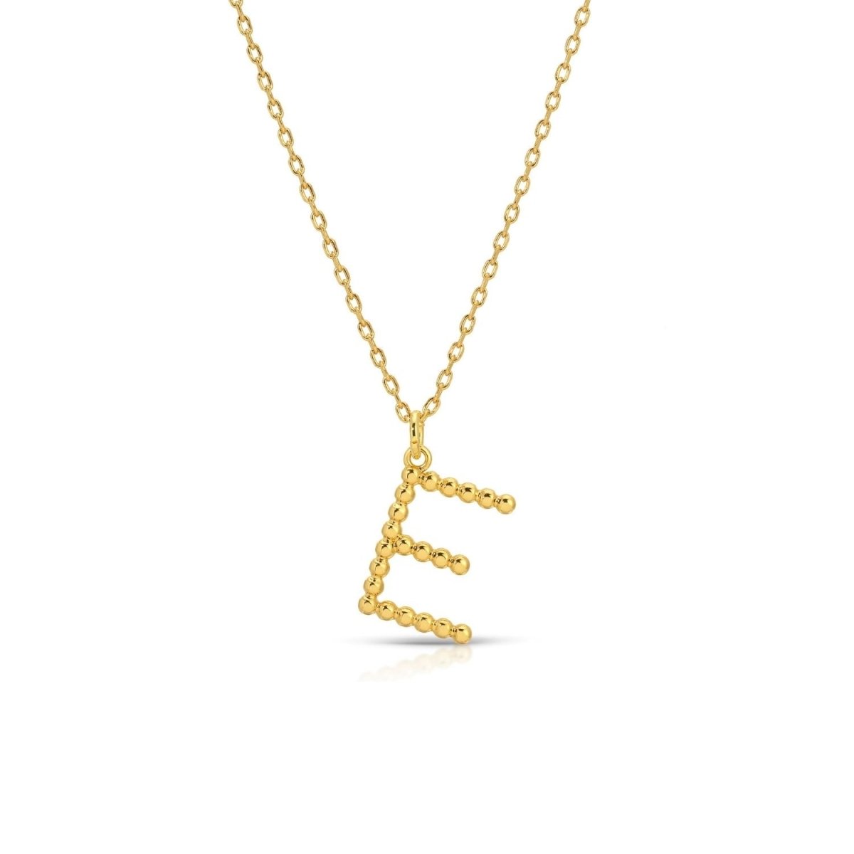 Delicate Initial Pendant - Splendid Iris