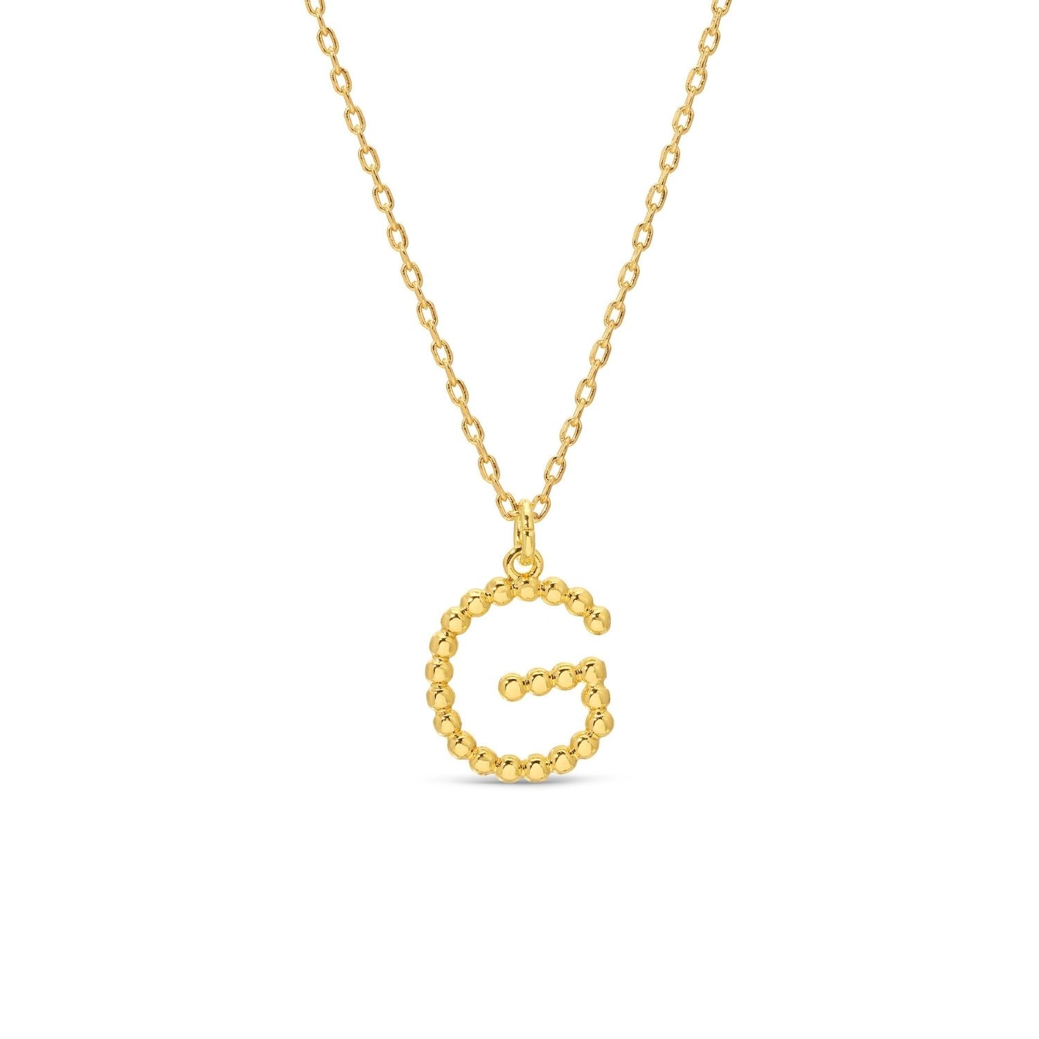 Delicate Initial Pendants - Splendid Iris