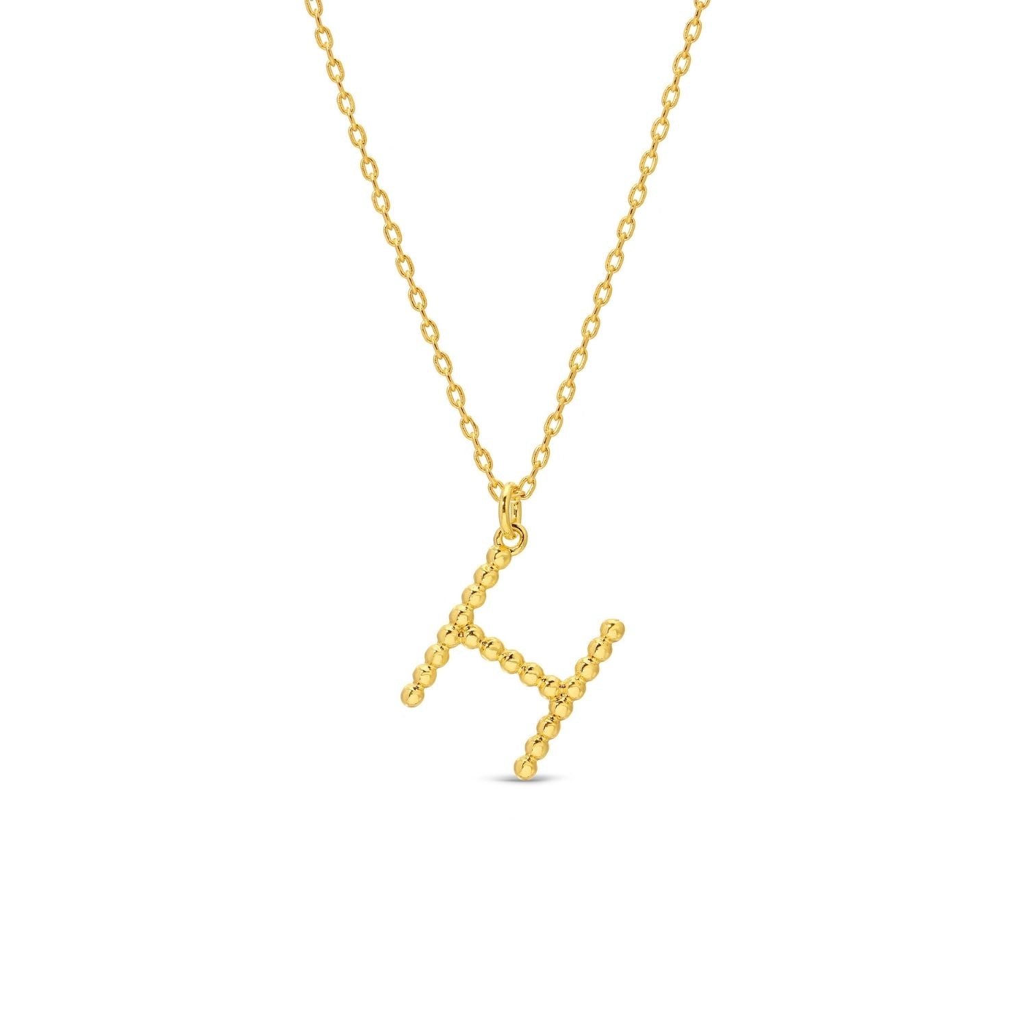 Delicate Initial Pendants - Splendid Iris