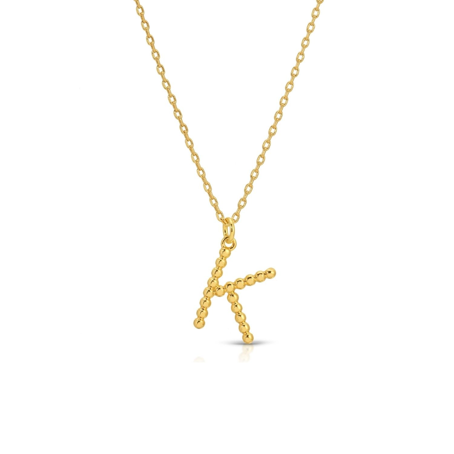 Delicate Initial Pendants - Splendid Iris