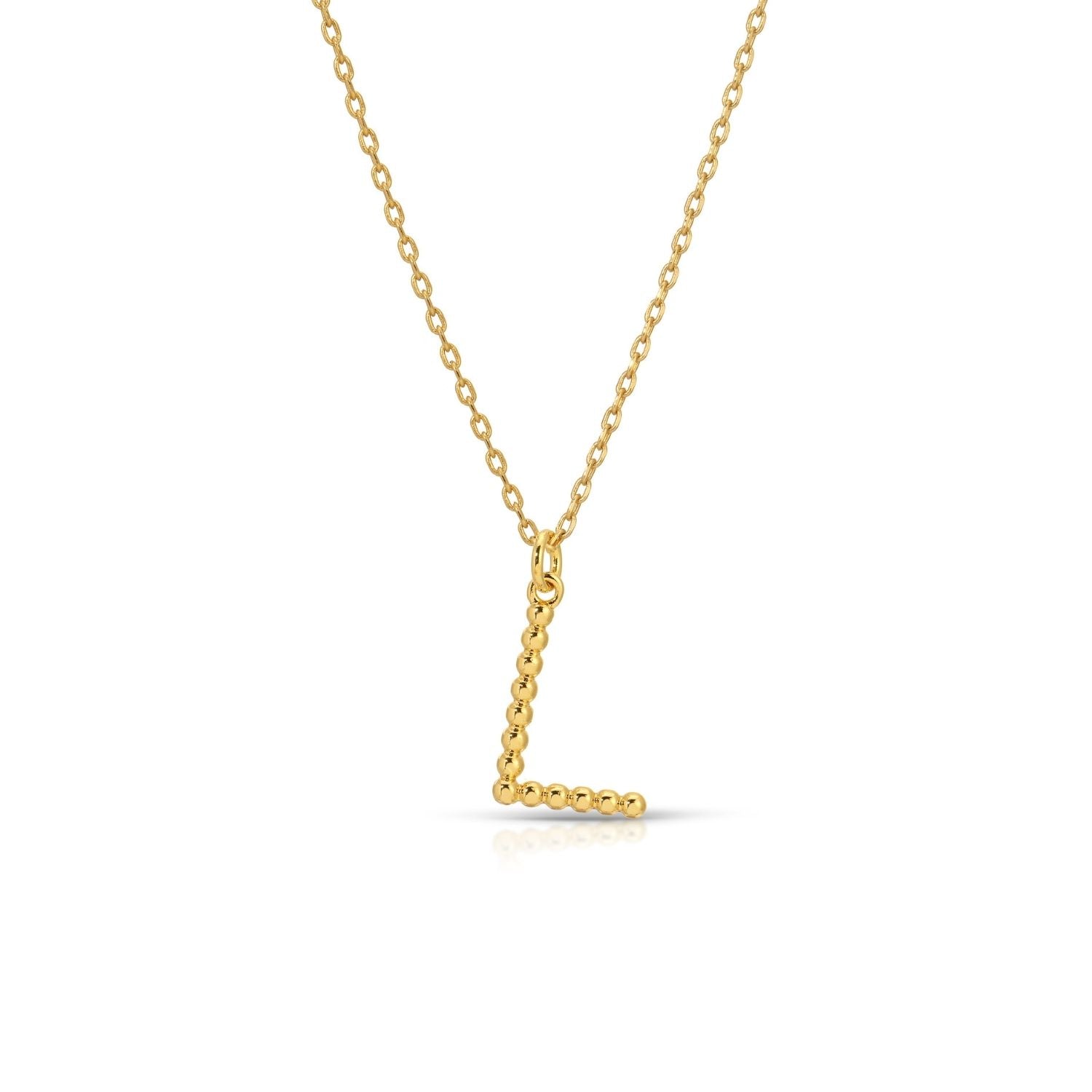 Delicate Initial Pendants - Splendid Iris