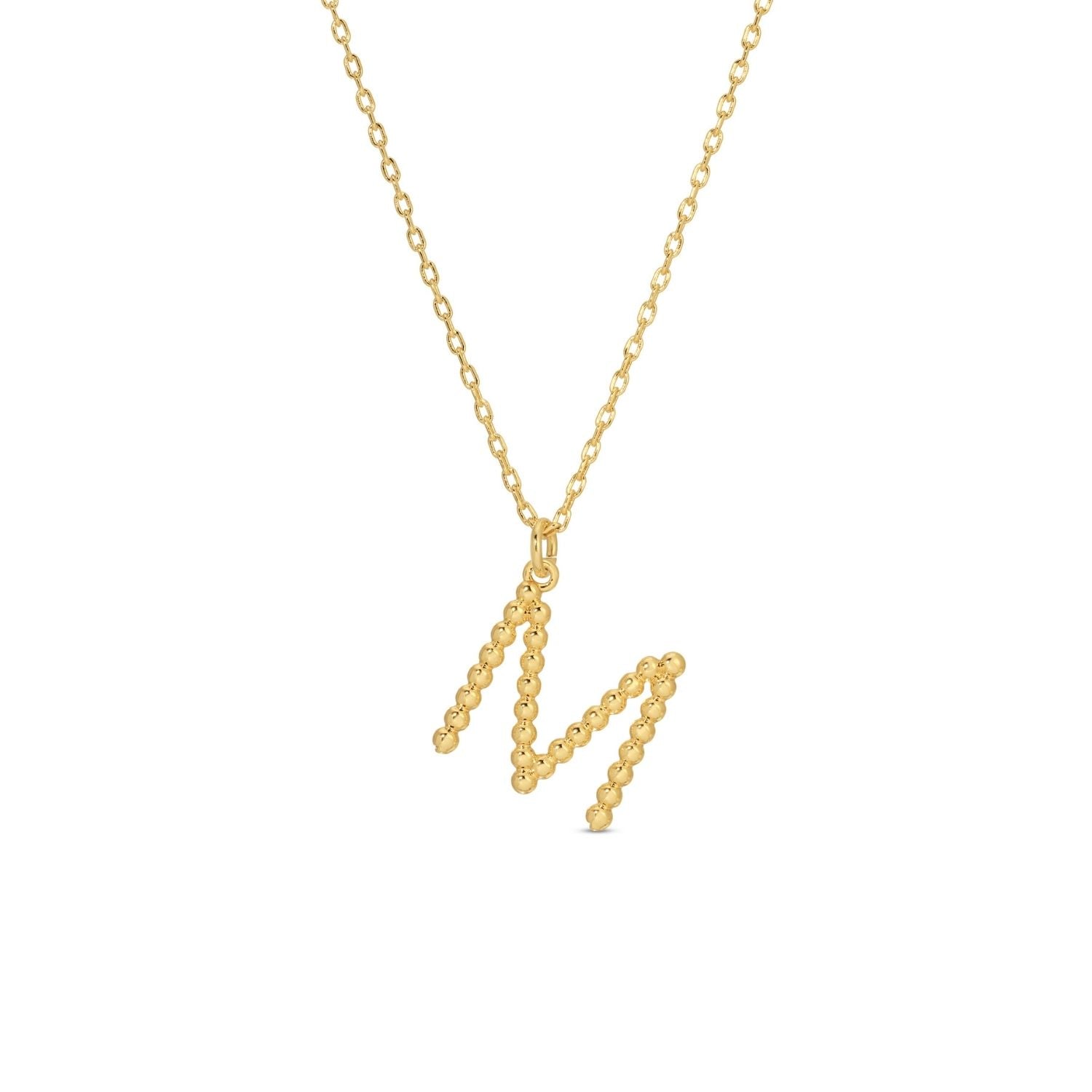 Delicate Initial Pendants - Splendid Iris