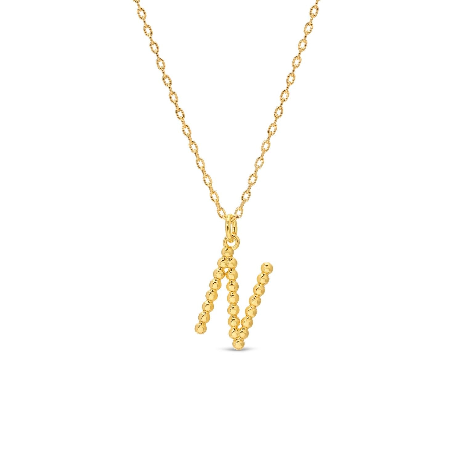 Delicate Initial Pendants - Splendid Iris