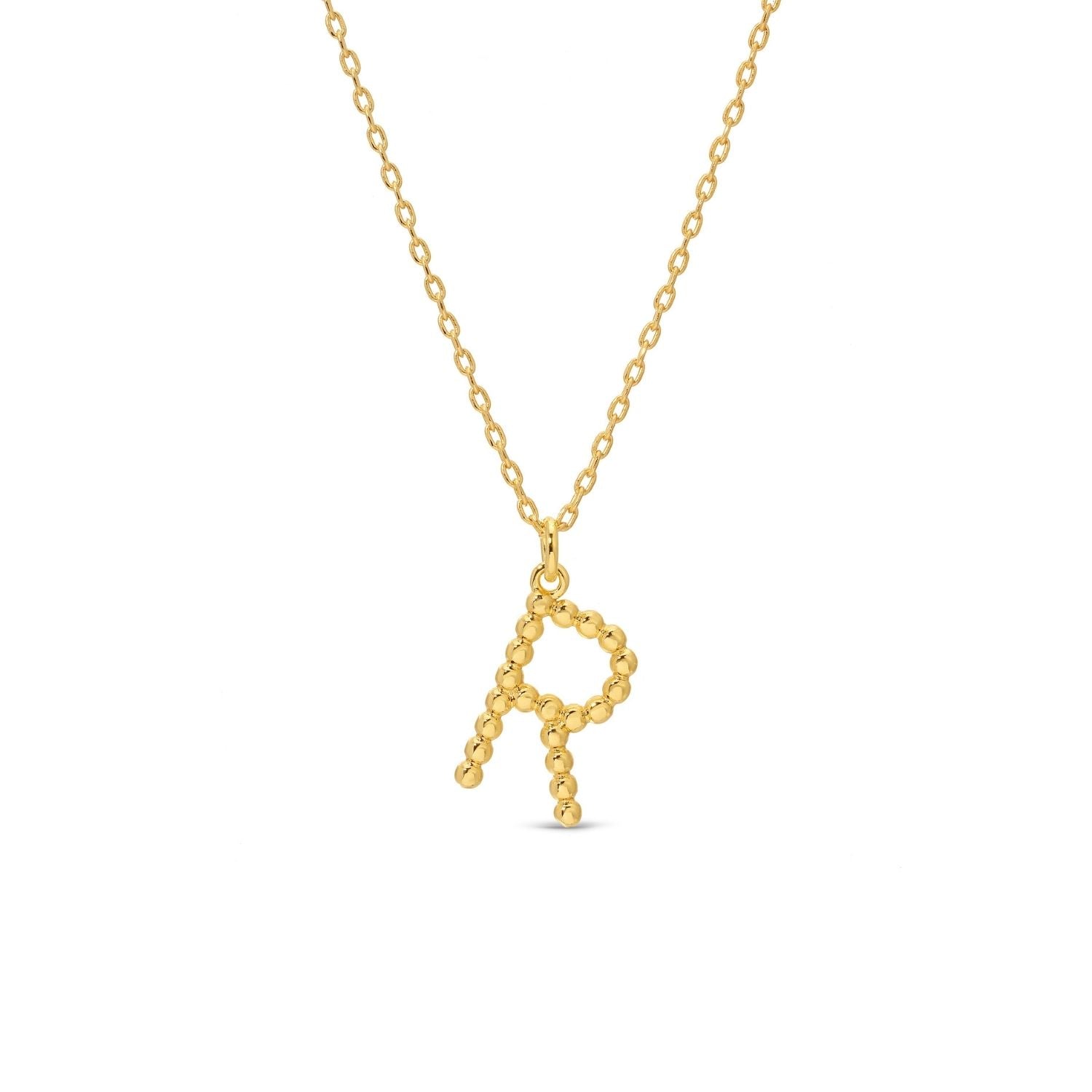 Delicate Initial Pendants - Splendid Iris