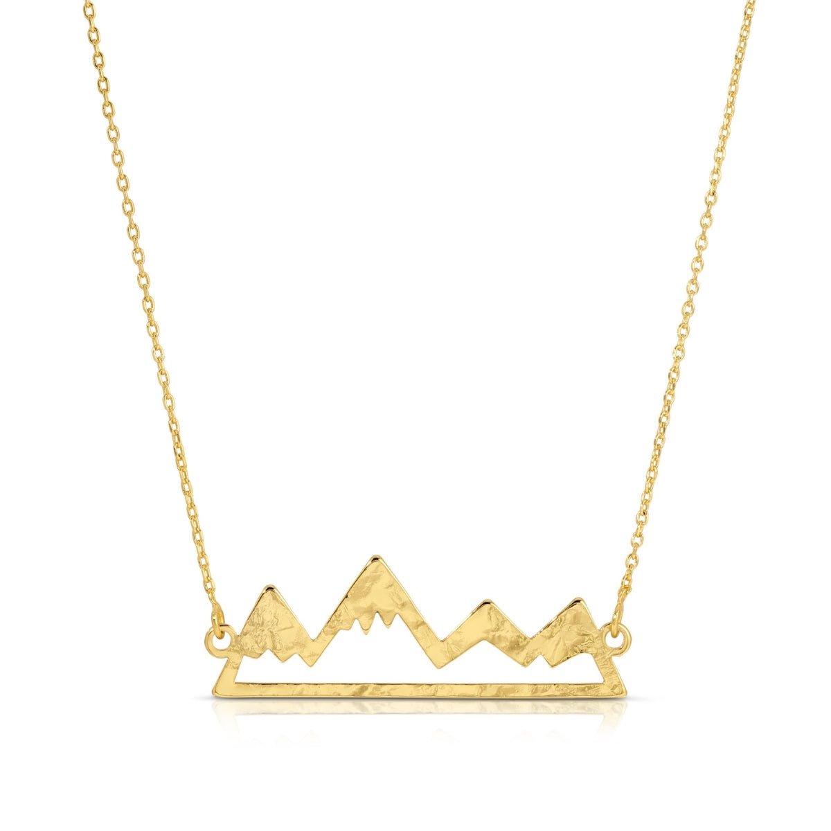 Gilded Mountain Scene Necklace - Splendid Iris