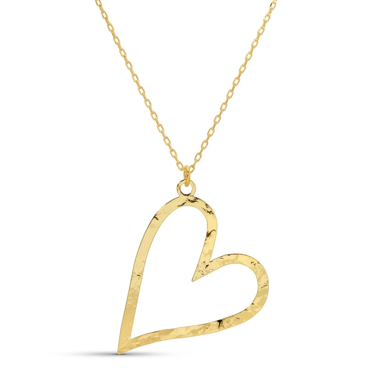 Gilded Heart Necklace - Splendid Iris