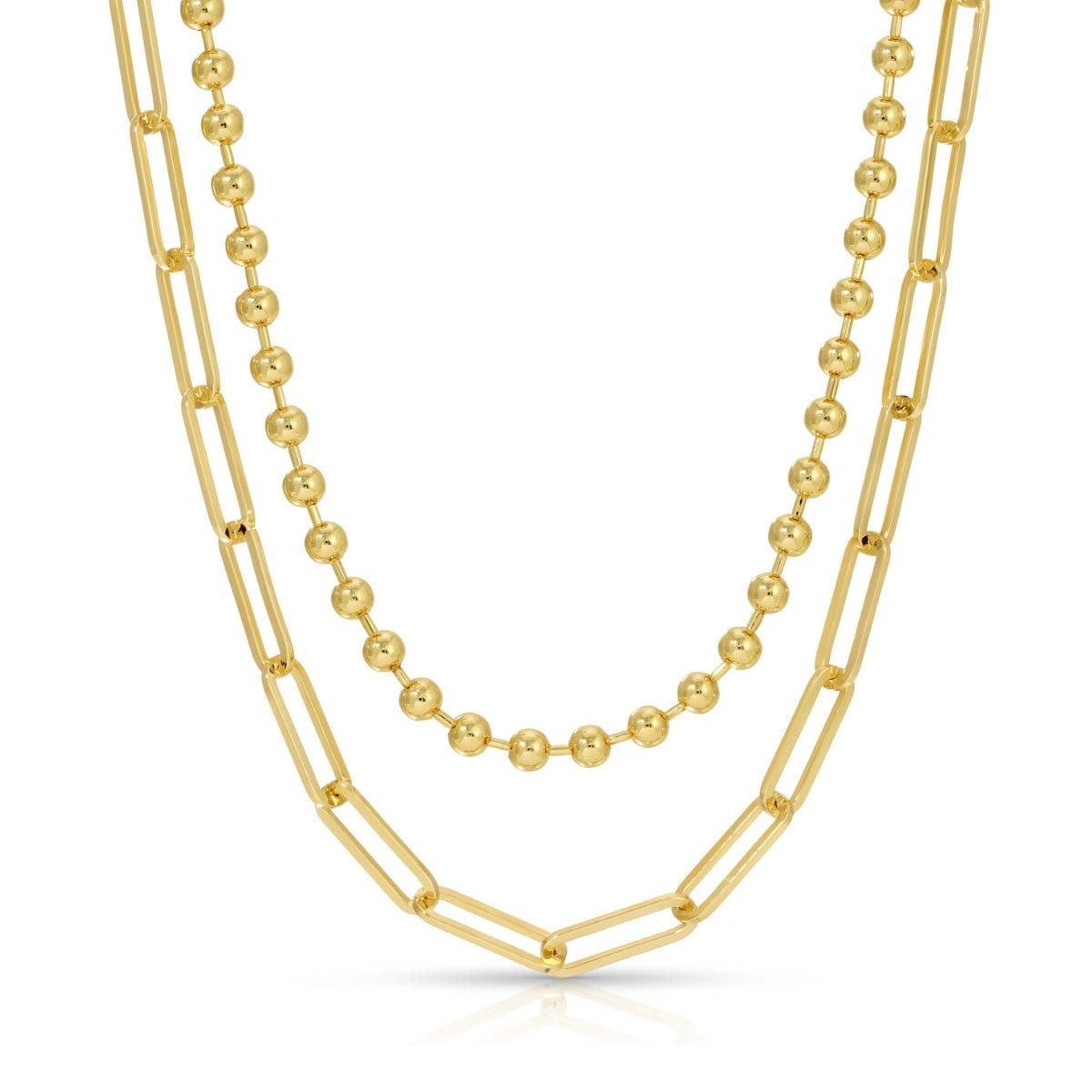 It's a Vibe Layered Statement Necklace - Splendid Iris