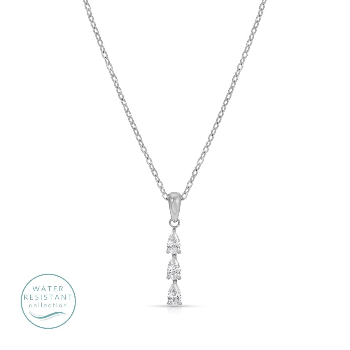 Delicate Glamour Necklace, Water-Resistant - Splendid Iris