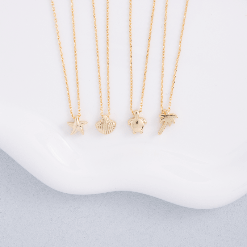 Sweetest Turtle Necklace - Splendid Iris