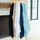 Linen Wide Cropped Pants - Splendid Iris