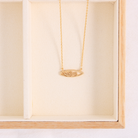 Petite Surfboard Wave Necklace - Splendid Iris