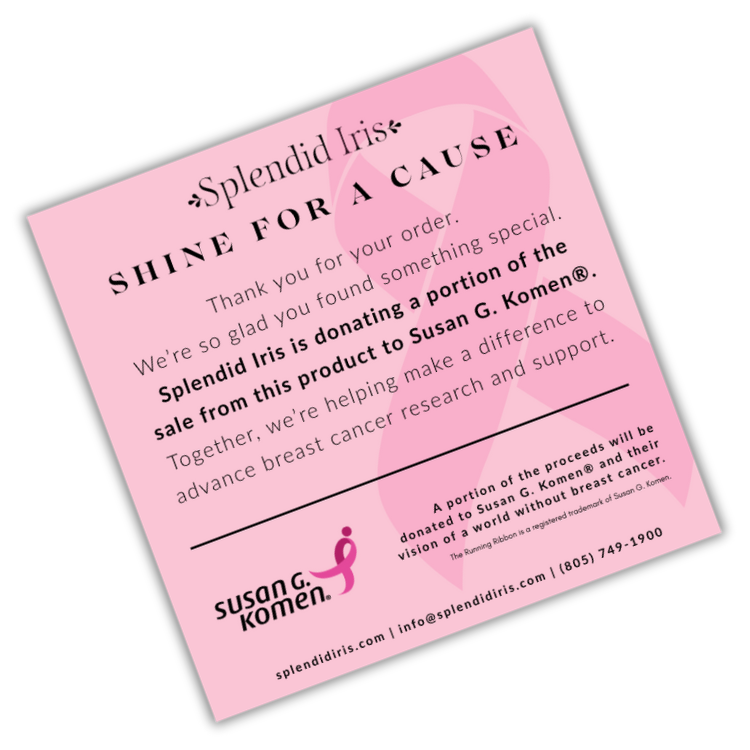 Strength Beaded Bracelet - Shine for a Cause - Splendid Iris