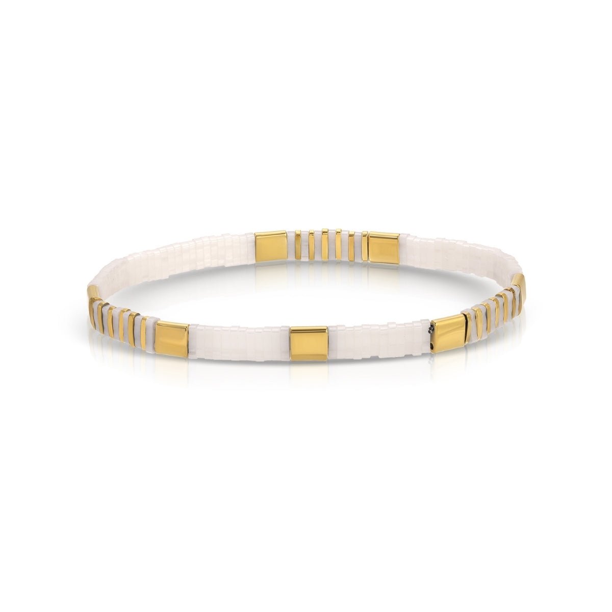 Miyuki Tila Bracelets - Splendid Iris